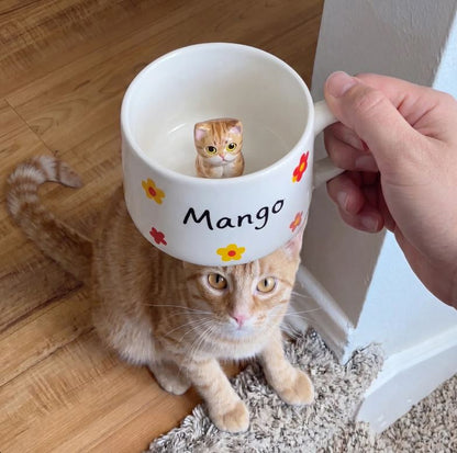 Custom 3D Pet Figurine Mug